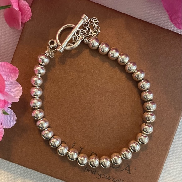 Silpada Sterling Silver 6mm Bead Bracelet B0059 - Picture 10 of 16